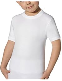 Magliette Intime Bambini E Ragazzi - Pacco Da 6 - Cotone Jersey - Girocollo - Foto 8