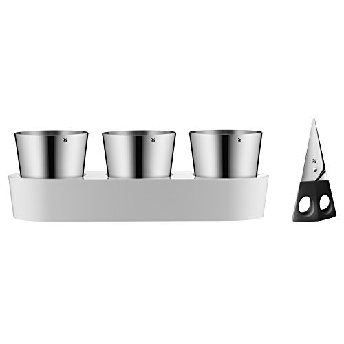 WMF Kräutergarten-Set 4-teilig Kräutergarten Kräuterschere mit Schere