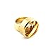 Produktbild Ring Herren Ehering Verlobungsring Trauring Band-Ring Edelstahl Titan Titanium Geburtstag Fashion Hochzeit Urlaub Schmuck Versprechen Ewigkeit Geschenk Breit Männer Finger Mode-Schmuck - Golden #8