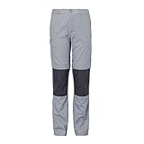 4 Taschen. Craghoppers Kinder 2-in-1-Hose Kiwi wandelbar (128) (Hellgrau)