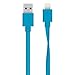 Produktbild Belkin flaches MixIt Lightning Lade-/Sync-Kabel (1,2m, geeignet für iPhone 8/8 Plus, iPhone X, iPhone 6/6s/6 Plus/6s Plus, iPhone 7/7 Plus, iPhone SE, iPad) blau