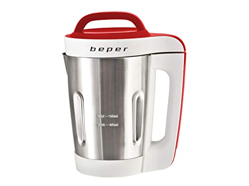 BEPER Soup Maker 1,6 Litri, Metallo, Multicolore, 21 x 21 x 35 cm