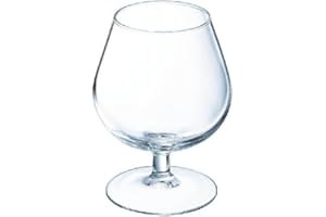 Lot de 12 verres à shot, verres à pied 15 cl pour dégustation Cognac, brandy, Arcoroc, modèle dégustation