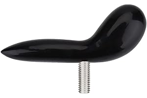 TUOREN Bassoon Hand Saddle Rest Holder, Plastic & Metal, Black, Improves Comfort & Grip, Easy Install