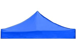 Muzrunq Waterproof Gazebo Top Cover Replacement Canopy Top 420D Oxford Cloth Tent Top Cover for Pop-Up Canopy Tent 3 x 3 m/ 9.84 x 9.84 ft (Top Only)
