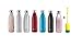 Produktbild FLSK Trinkflasche Isolierflasche Thermosflasche Thermoskanne + Flaschenbürste (500ml, STNLS)