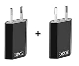 ⚡ UNIVERSAL - Der Netzadapter ist kompatibel mit jeglichen Smartphones, Tablets und anderen elektronischen Kleingeräten die eine Stromstärke von 1 Ampere benötigen. Input: 100-240V AC / 50-60 Hz 0.15A. Output: 5.0V DC 1.0A