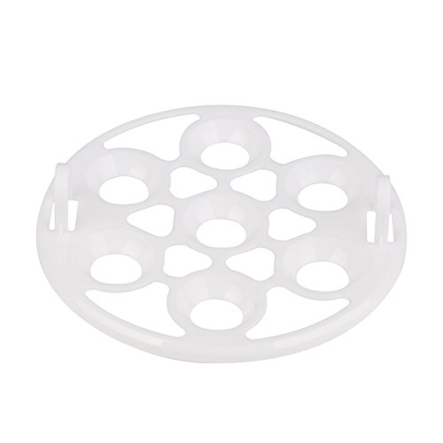 Eierkocher – Ourmall Multifunktions-Eierkocher, Eierkocher Wilderer, Gebäck Dampfgarer 7 Eier Kapazität mit CE, Rohs Bescheinigung (Hellgrün) - 7