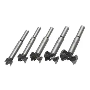 Generic 5Pcs 15-35Mm Forstner Drill Bits Set Hinge Hole Cutters Wood Working Hole Saw Cutters