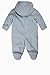 Kanz Unisex Baby Fleeceoverall m. Kapuze 0003518 Hooded Long Sleeve Snowsuit, Blue (skyway Blue 3018), 3-6 Months (Manufacturer size: 68)