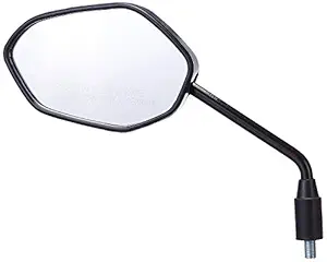 Uno Minda RV-4004L Shatterproof Glass Rear View Mirror-Left Hand For Honda Shine