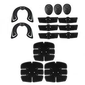 Gvnd 6 pack abs stimulator | Smart Fitness Beauty Body Mobile Gym Muscle Exerciser Trainer | Abs Stimulator For Men and Women | Wireless Abdominal and Body Massager (Black)