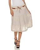 knielanger Sommerrock mit hohem Tragekomfort