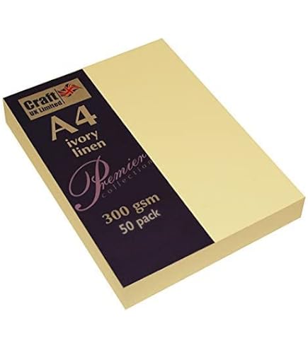 Folia 614/50 08 - Photo Card DIN A4, 300 G/m², 50 Sheets, Beige - 8