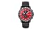Produktbild Audi Sport Chronograph Armbanduhr Uhr Edelstahl rot / schwarz