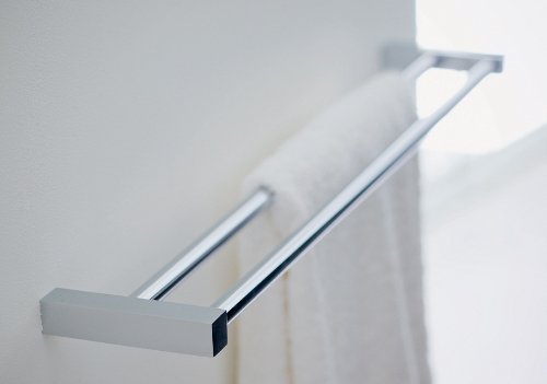 Preisvergleich Produktbild pomdor Handtuchstange doppelt chrom Metric