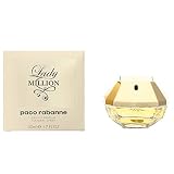 El diseño puede variar. Paco Rabanne Lady Million, Eau de Parfum Natural Spray para Mujer, 50 ml