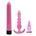 Price comparison product image Different Anal Vibrator Jelly Anal Butt Plug and Finger Anal Sex Toys for Women & Men Intimate Sex Products Gay Toys for Adults Pink 2,OneSize,Pink3