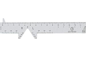SPORTS WORLD VISION Regla óptica PD multipropósito para Leer el medidor de Distancia de la pupila Ojo oftálmico, Regla óptica Ligera de Grosor Medio para medir la Altura de la pupila y Todas Las Longitudes de los Marcos