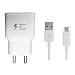 Samsung Galaxy J7 (2016) / Samsung J7 (J 7) (2016) Compatible Charger With USB Cable 1 Meter - White RS.399.00
