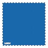 LUDI - Tapis de sol sécurisant 145 x 145 cm. Lot de 9 dalles à encastrer. Amortit les chocs, évite les dérapages. A installer sous les piscines et aires de jeu en intérieur ou en extérieur - 90007