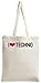 Produktbild I Love Techno Tote Bag