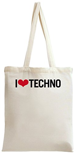 Preisvergleich Produktbild I Love Techno Tote Bag