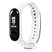 Produktbild Xiaomi Mi Band 3 Fitnessarmband mit Herzfrequenzmessung, Armband: Silikon Weiß, inkl. Wechselarmband: Schwarz - Silikon