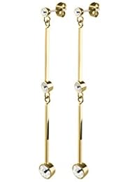 Dyrberg Kern Pendientes de botón Mujer latón - 350714