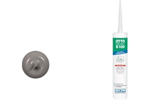 OTTO CHEMIE OTTOSEAL S 100 Premium-Sanitär-Silikon 300 ml Kartusche C1105 basalt