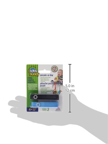Marque Baby Buddy – Secure-A-Toy, bleu marine - 4