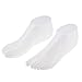 Produktbild Xigeapg 1 Paar weibliche Fuesse Schaufensterpuppe Thong Stil Fuss Modell Fuer Sandale Schuh Socke Schmuck Display - Weiss