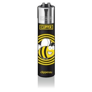 CLIPPER®-Feuerzeuge – Motiv „Spring Bee“ (Biene) – 4 Stück – nachfüllbar - 2