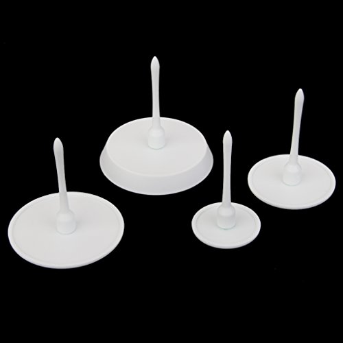 4pcs Fondant Ausstechform Ausstecher Tortendeko Mould Nägel-Stand - 2