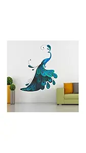 ESP Creation Modern Peacock Mulitcolor Removable Decor Mural Wall Stickers Decal Mural Wall Stickers Decal