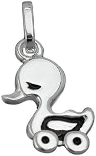 Toy Duck Pendant 925 Silver