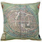 Preisvergleich Produktbild Map Of Strasbourg From Civitates Orbis Terrarum Pillow Case