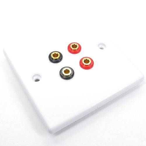 Preisvergleich Produktbild Lautsprecher-Wandhalterung (Banana Socket) vergoldet