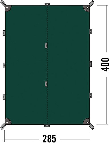 Preisvergleich Produktbild Dunkelgrün Tatonka Tarp 4–2,85 m x 4 m