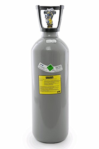 Preisvergleich Produktbild Co2-Kohlensäure Flasche 10 kg, Getränkequalität Thekenversion / kurze Bauform