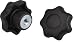 Produktbild Sterngriff D1=25 M4 ähnlich DIN 6336, Innengewinde, Form K