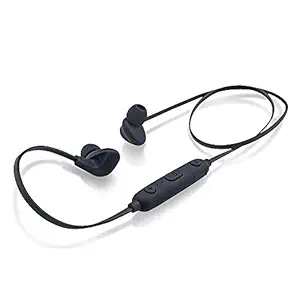 (Renewed) iBall EarWear Sporty Wireless Bluetooth Headset with Mic for All Smartphones (Full Black)