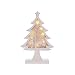 Produktbild künstliche weihnachtsbäume Holz Mini Weihnachtsbaum mit LED-Licht, Desktop Dekoration Weihnachten Baum Weihnachtsdeko Weihnachtsbaumschmuck DIY Geschenk