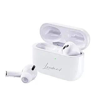 LANDMARK LM BH89 Truly Wireless Bluetooth In Ear Earbuds with Mic (White)