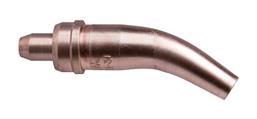 Victor 0330-0284 Series 1 Type 101 30° Angle Acetylene Cutting Tip, 1" Metal Thickness, Size 2
