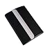 Produktbild QJIAXING Leder Metall Zigarettenschachtel Tragbare Steuerung Zigarettenhalter Flip Cover Zigarette Box Unisex,Black,7Sticks