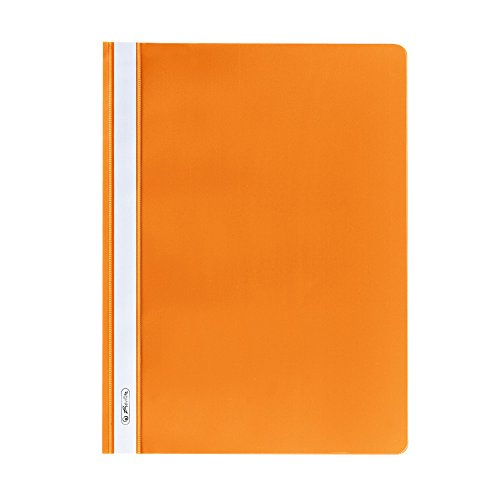 Preisvergleich Produktbild 10 Herlitz Schnellhefter / DIN A4 / PP / extra stabil / Farbe: orange