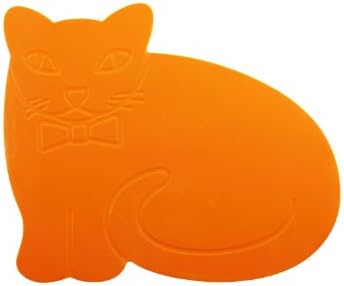 Tenura Childrens Antimicrobial Cat Tablemat Orange