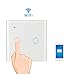 Produktbild AOLVO WIFI Lichtschalter, Touchscreen-schalter, Fernbedienung & Touch Timer Schalter Sprachsteuerung von Alexa Google Home Arbeitet LED Dimmer Lichtschalter (Weiß 2)