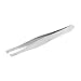 Slanted Tip Eyebrow Removers Tweezers Beauty Tool Silver Tone 3.4" Length